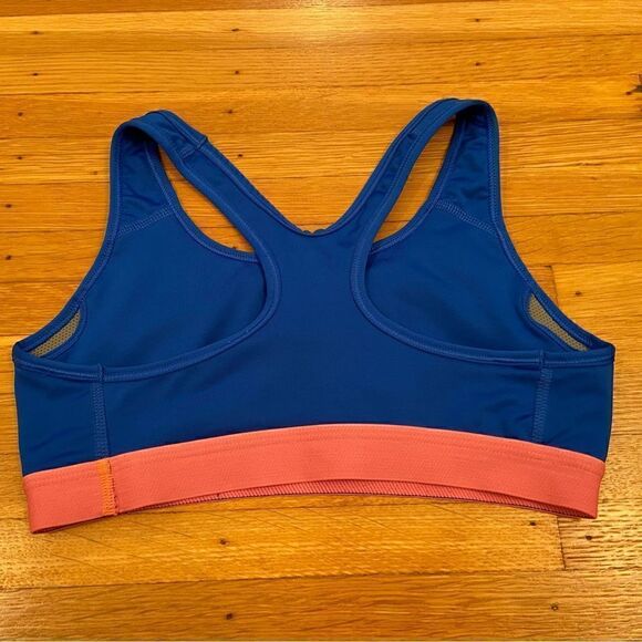 Nike Pro Drifit blue/pink sports bra - Picture 3 of 4